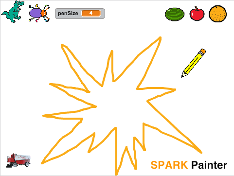 Screenshot of SPARK Painter